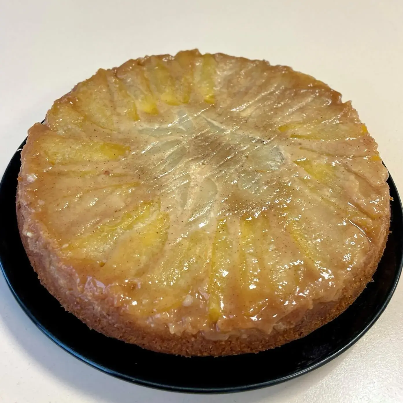 Gâteau renversé pommes, poires & caramel