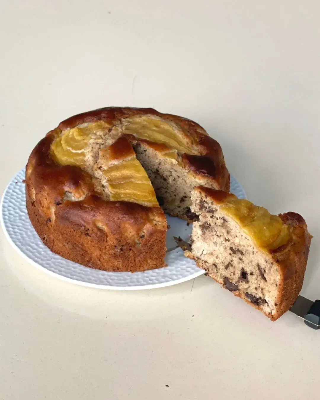 Moelleux poire & chocolat sans gluten ni lactose, photo 1 sur 2