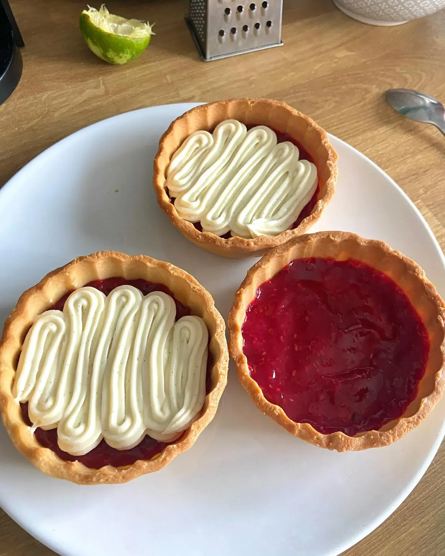 Tartelettes framboise & citron vert, photo 2 sur 3