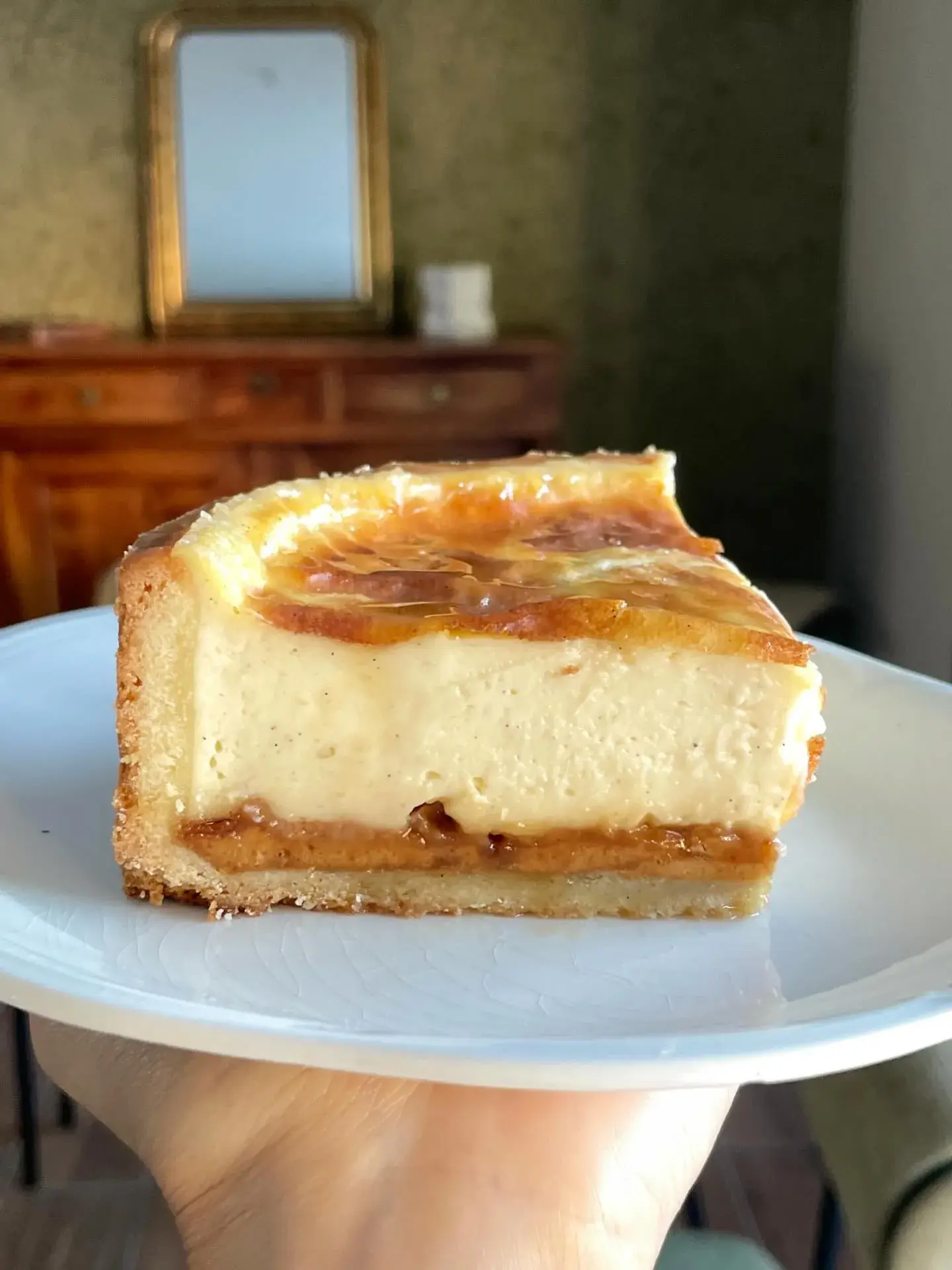 Flan pâtissier vanille au praliné cajou-cacahuète, photo 1 sur 2