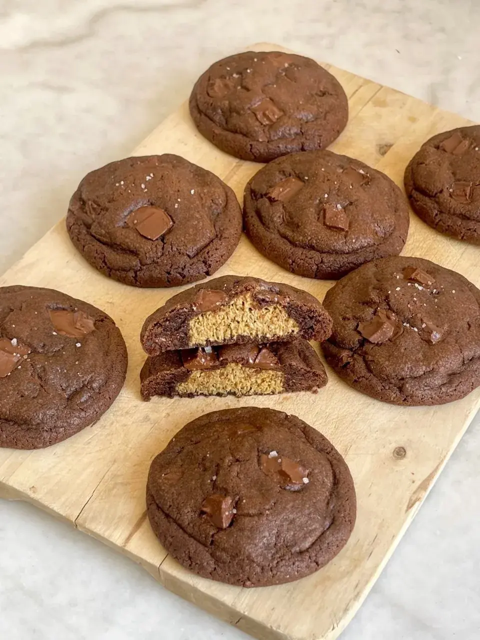 Cookies chocolat & pistache croustillante