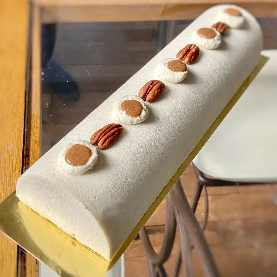 Bûche érable & pécan, photo 2 sur 2