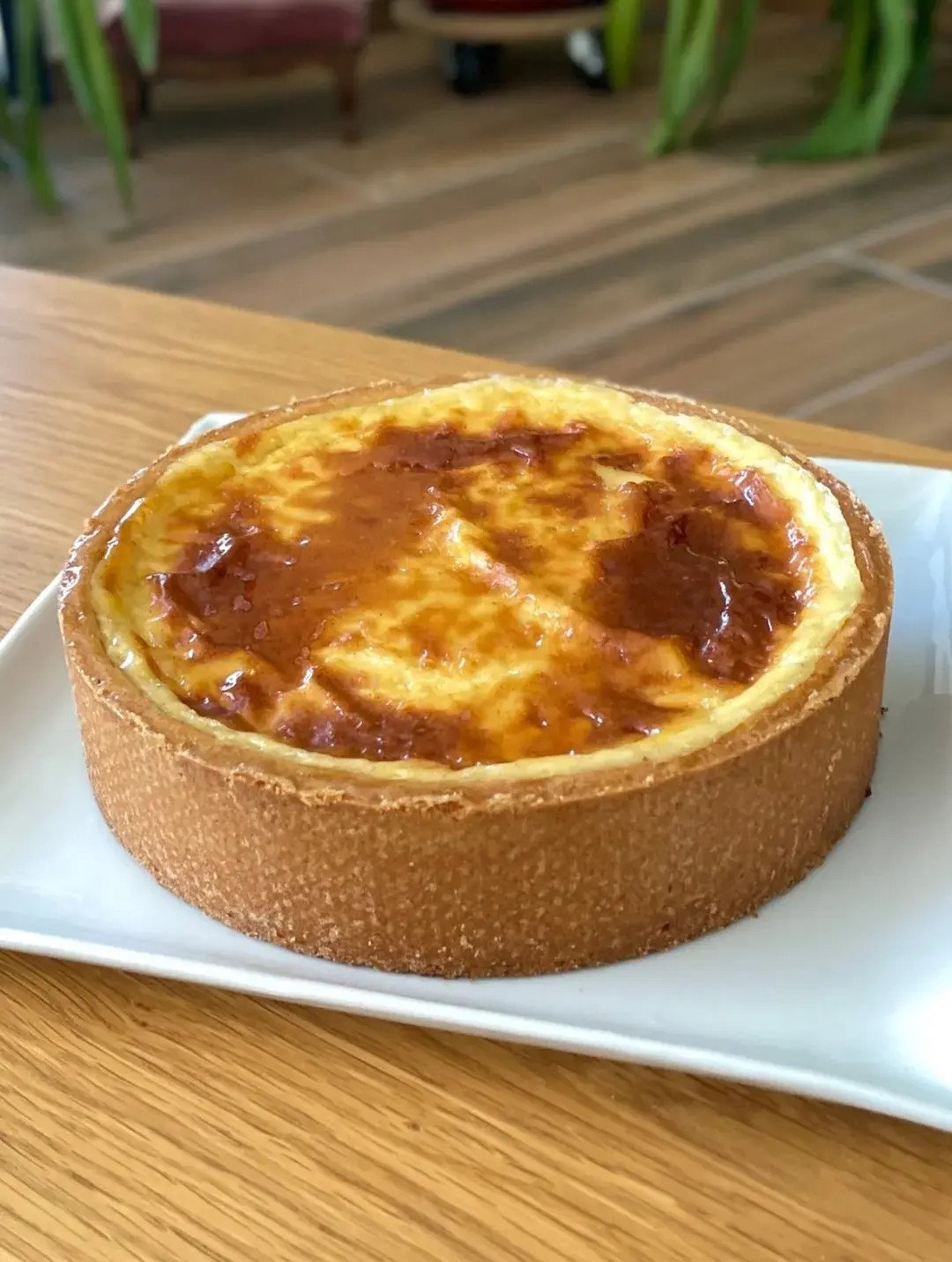Flan pâtissier vanille au praliné cajou-cacahuète, photo 2 sur 2